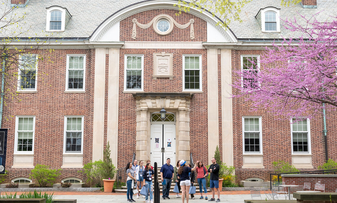 Prospective students enjoyed campus tours during the College's annual Admitted Student Weekend.