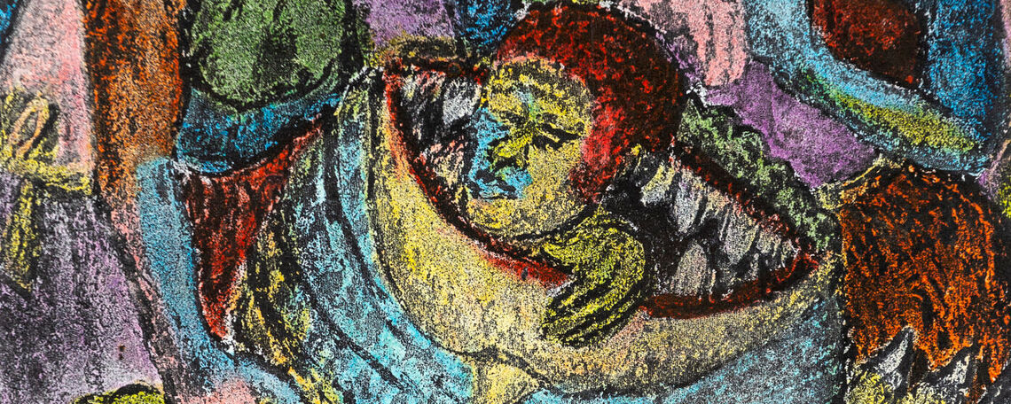 Helen Mmakgabo Mmapula Sebidi (South African, b.1943). Savias,
1995. Ink on paper. Gift of Bill Hutson, EC798.