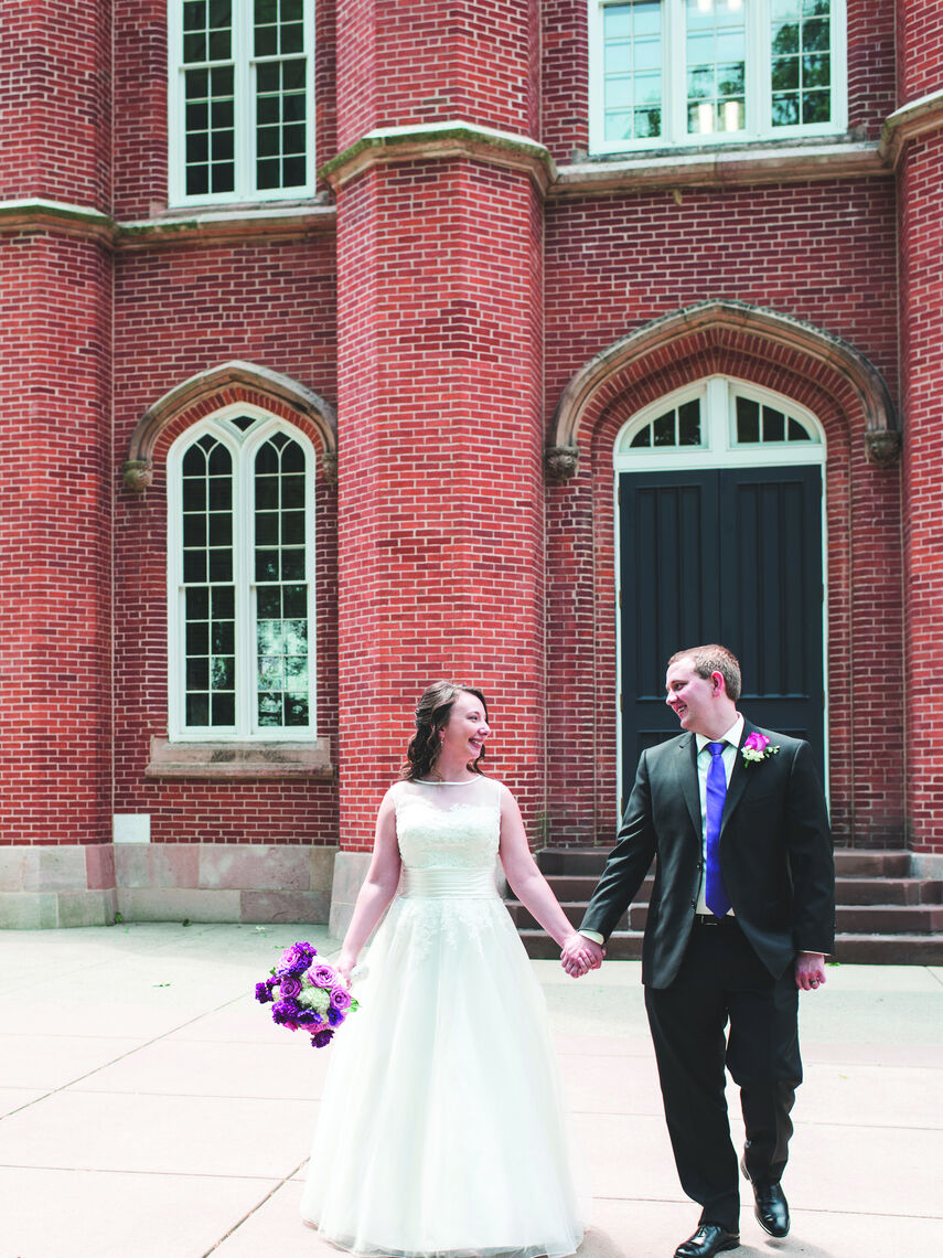 Leslie Lindeman '13 and Andrew Glennan '13 met at F&M as first-years and new members of the orchestra. In June 2016, they married where it all began: at F&M, in Nevin Chapel.