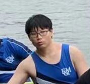 Tim Lian rowing team action