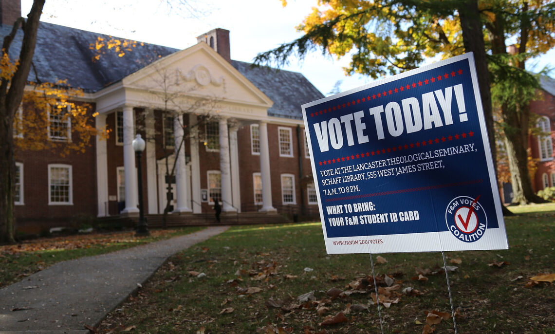 “Local elections impact students as much, if not more, than national elections. This is their state, and community, for nine months of the year,” said F&M Votes staff chair Jessica Haile, assistant dean for international student service.