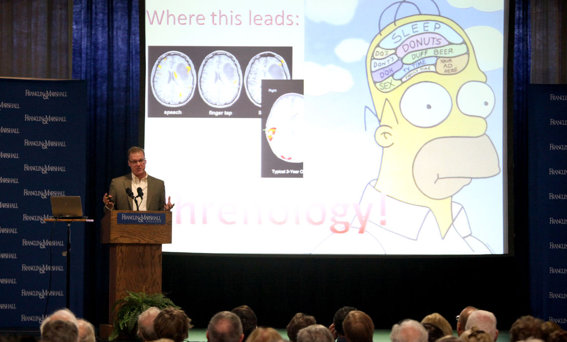 "It's really about how the parts of the brain cooperate," Anderson said, explaining that a section of your brain that is aware of your fingers also solves mathematical problems.