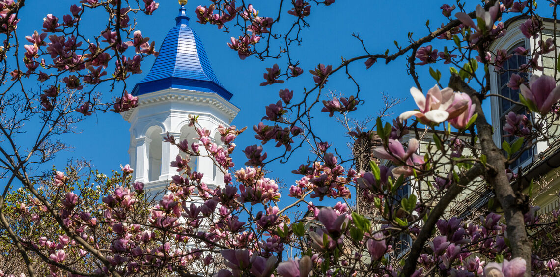F&M campus cupola.
