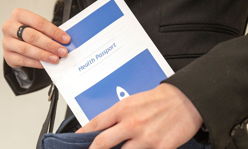 The passport is a written document that contains a patient's health care records—prescriptions, immunizations, recent hospital stays, and available resources in Lancaster.