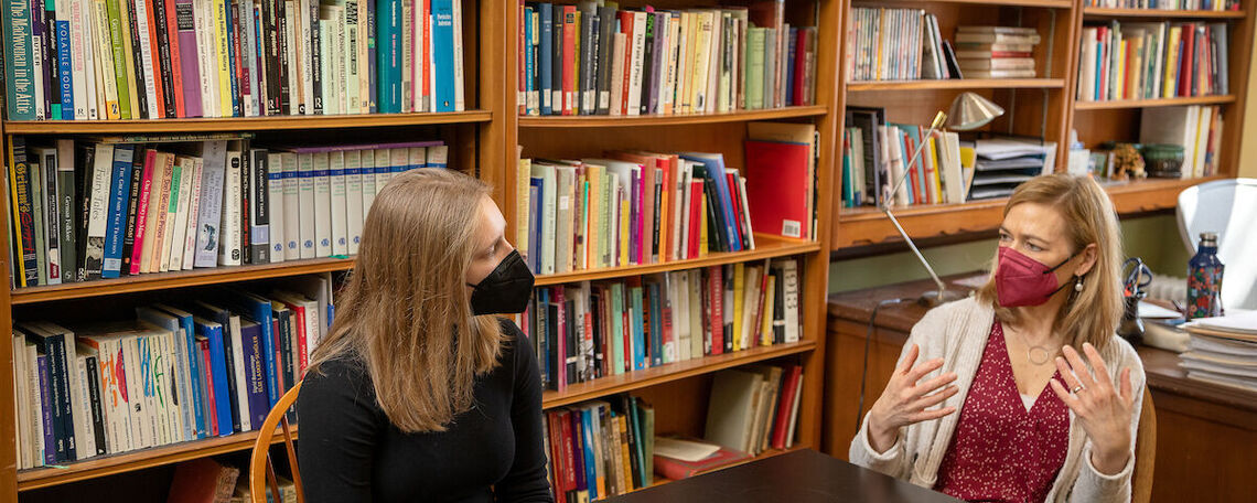 “Knowing Alison's talent and the fact that she plans to become a teacher, I asked her to work with me on redesigning the course last summer,” Redmann says