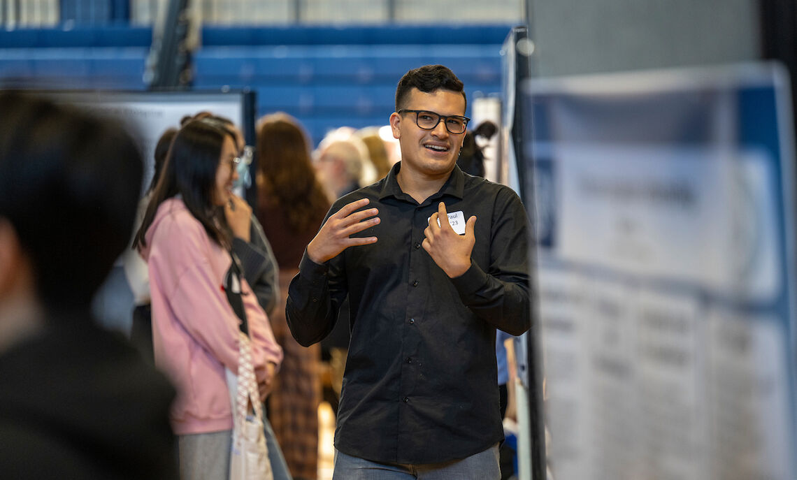 The Fall Research Fair, a poster session featuring the research projects of F&M summer scholars.