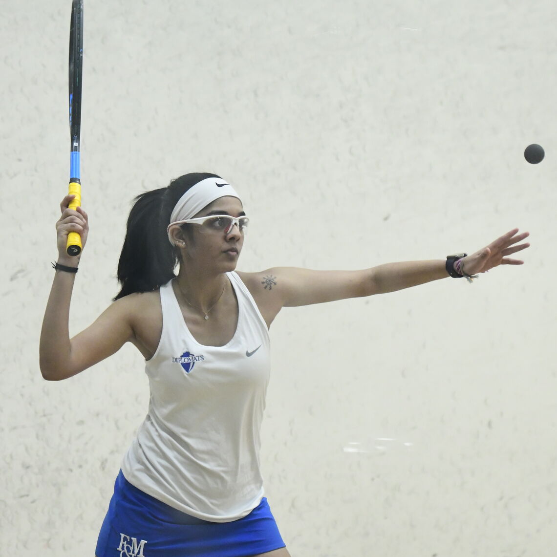 A squash injury helped Aryaa Ogale '24 realize her passion for sports rehabilitation. "I wanted to be on the flip side from being a patient to observing how the doctors treat them," she said.