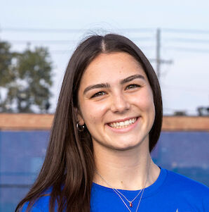 Alison Francis '24 at Tylus Field.