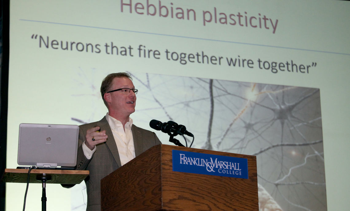 Brain connections: "Neurons that fire together wire together."