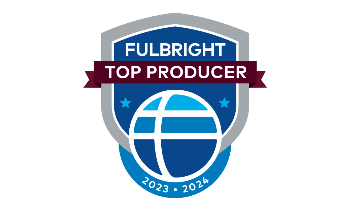 Fulbright Top-Producing Institution At F&M, we are proud to be recognized by Fulbright as a top-producing institution.