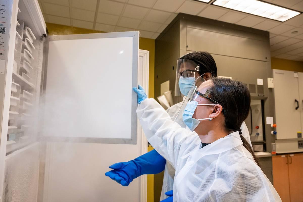 F&M's Biosafety Level 2 (BSL-2) laboratory