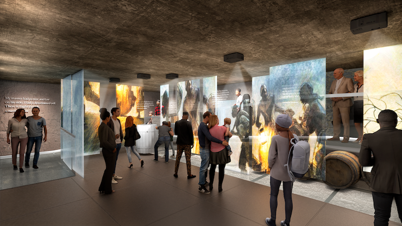 Design renderings of the musuem by Ralph Appelbaum Associates, subject to change. Design renderings of the musuem by Ralph Appelbaum Associates, subject to change.