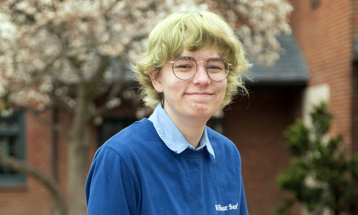 03 23... Nora "Francis" Williams '26 was named runner-up for this year's Jerome Irving Bank Memorial Short Story Prize.