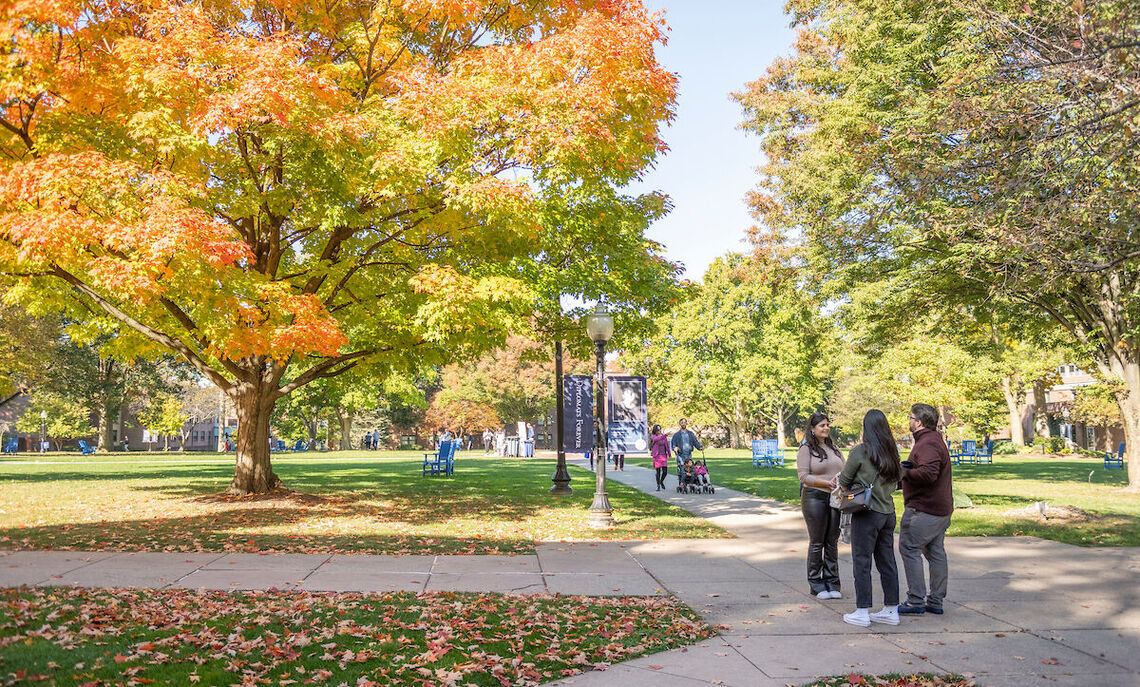 True... The splendor of fall was on full display at F&M during True Blue Weekend.