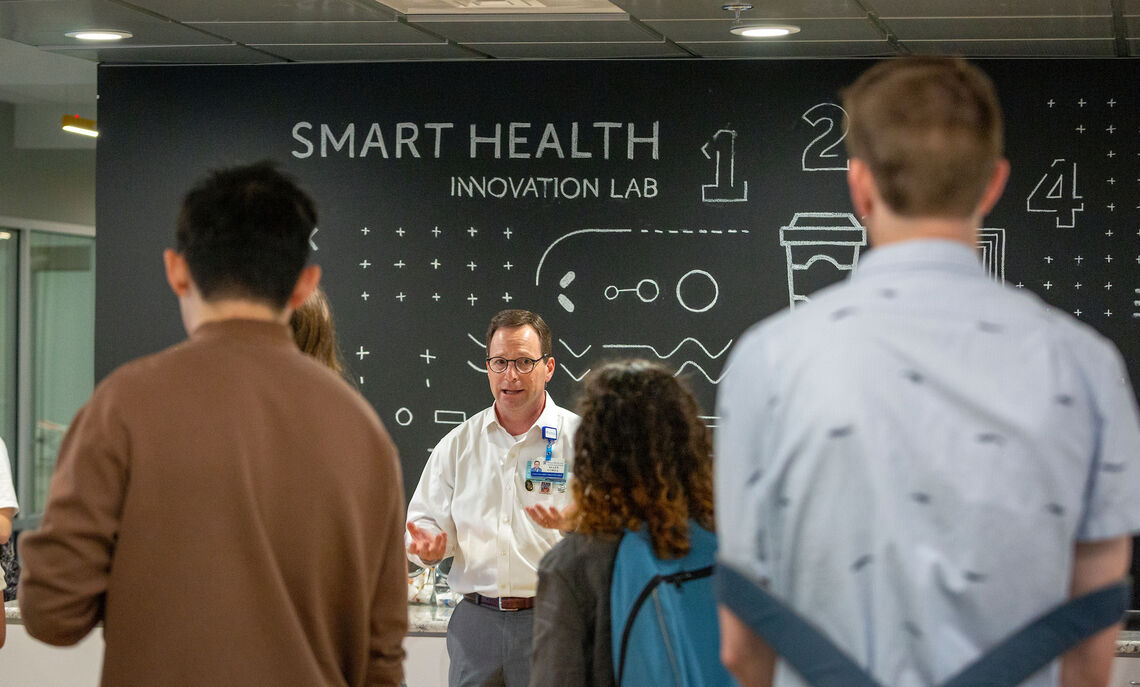 06 28... Students recently partnered with The Center for Health Care Innovation at Lancaster General Health (LGH), pitching wellness initiatives to a panel of Lancaster community leaders and experts to receive candid and supportive feedback.