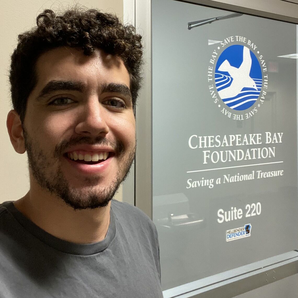 ... Andrew Canjura '23 says his summer internship with the Chesapeake Bay Foundation is "a good opportunity to see what other environmental jobs or careers entail. "
