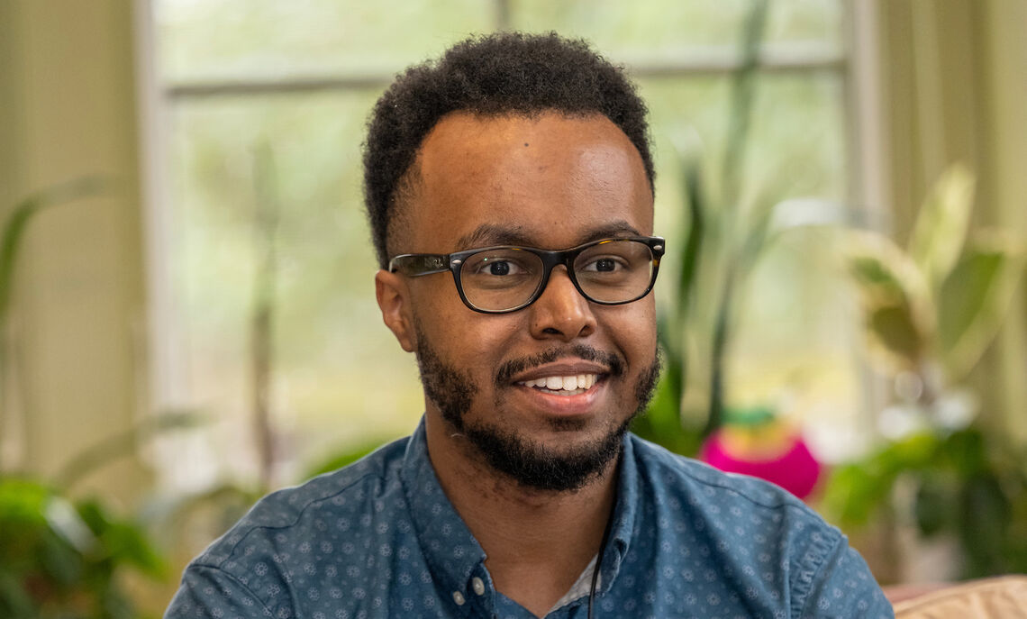 03 10... "As a young adult, I've had to revisit many of those old beliefs and discover new truths," said Robel Tadesse '23 of his spiritual journey.