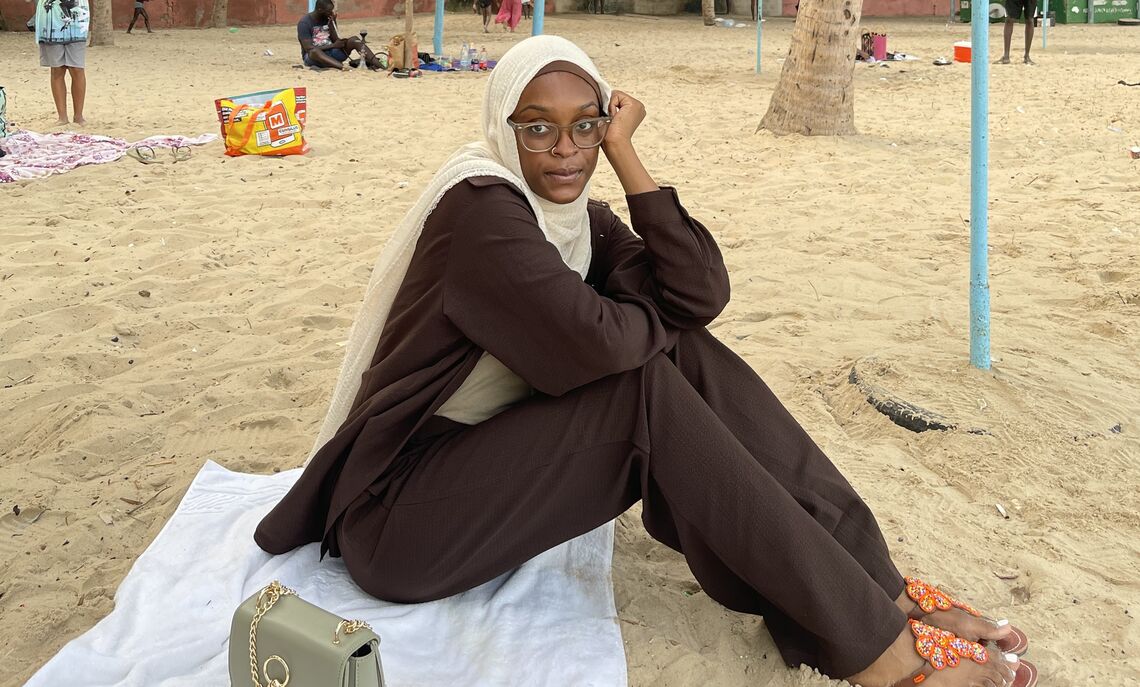 ... Rokhaya Ba '23 is a member of Sigma Lambda Gamma sorority, president of F&M Muslim Student Association, and a member of the African Caribbean Association.