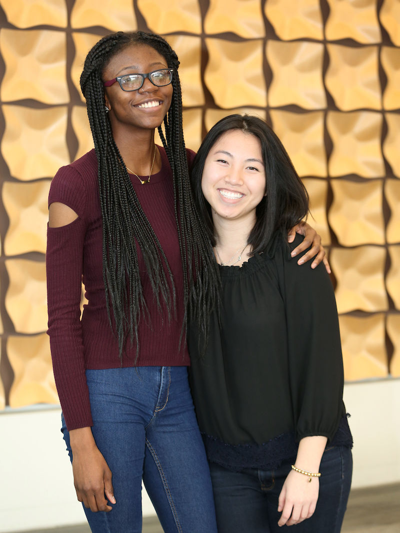 03 01... Lambert and Nguyen, longtime friends and roommates, each have been awarded Public Policy and International Affairs Fellowships for this summer.