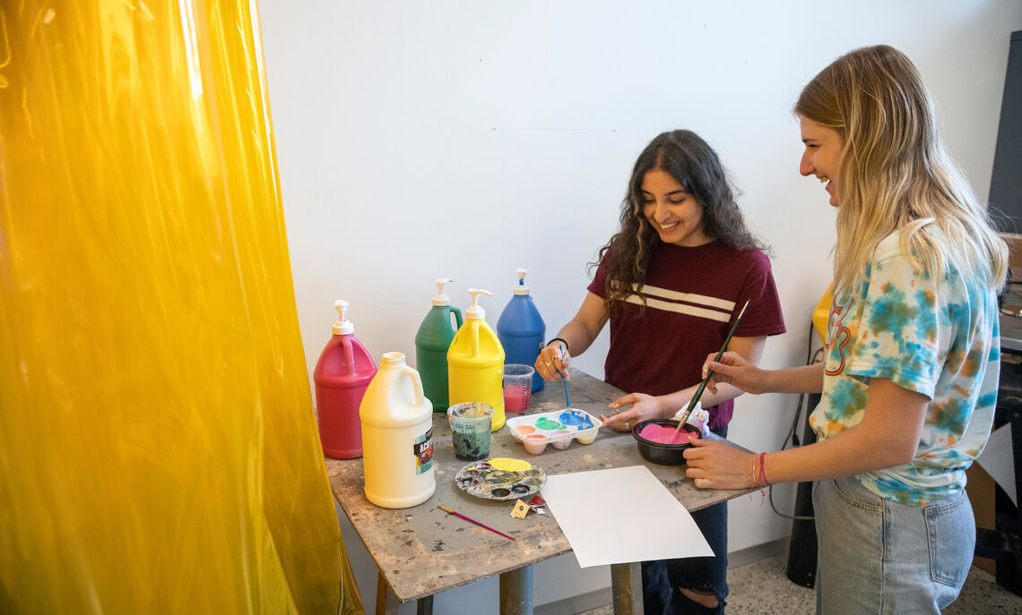 05 26... Student groups designed inclusive board games as part of the Creativity, Innovation and the Future of Work at F&M (CIFOW) summer program.